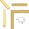 Slim Yellow Chabi Chic Farmhouse Rustic Picture Frame 24x36 frame